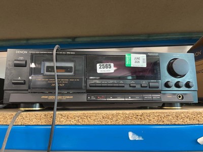 Lot 2565 - Denon Stereo Cassette Deck DRM800A