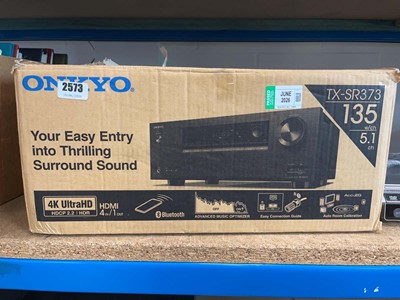Lot 2573 - Boxed Onkio TX-SR373 receiver