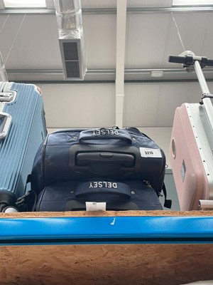 Lot 3215 - 2 Death in Paris roller duffel suitcases