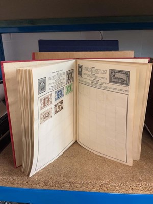 Lot 2574 - Box containing stamps and albums