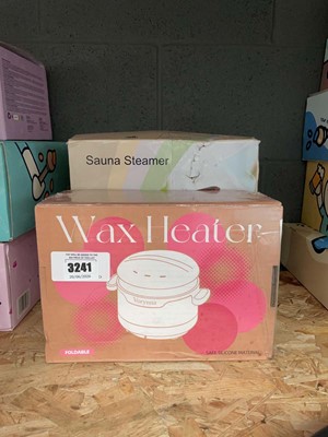 Lot 3241 - Sauna steamer and a wax heater