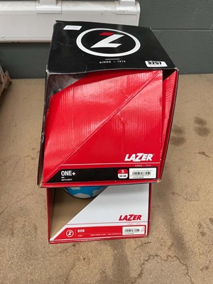 Lot 3257 - 2 laser safety helmets