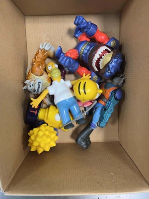 Lot 2506 - Selection of figures including the Simpsons etc.