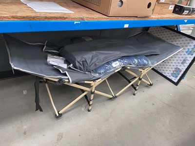 Lot 3274 - Heavy duty folding camping cot