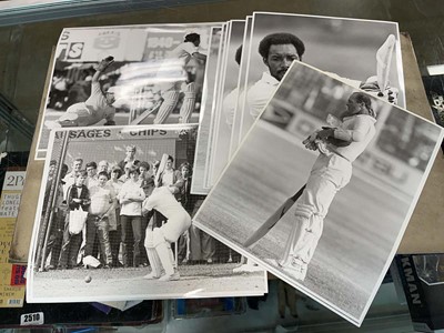 Lot 2515 - Selection of various vintage cricket photos
