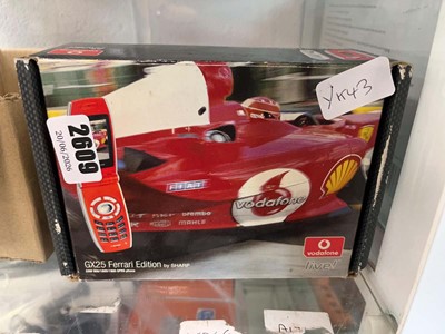 Lot 2609 - Vodafone GX25 ferrari red. phone with box