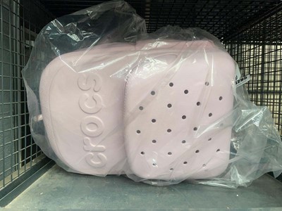 Lot 3295 - Crocs pink classic backpack