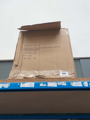 Lot 3343 - Box of 68ltr waste bin