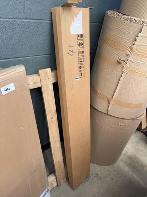 Lot 4403 - Part roof rack and a car boot cover