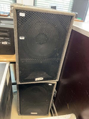 Lot 2626 - Pair of unbranded speakers