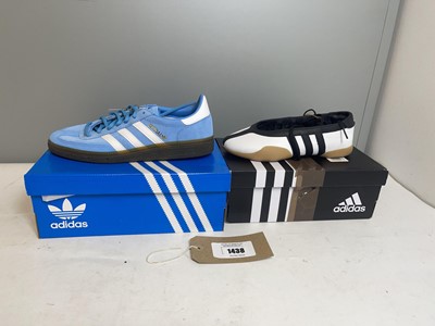 Lot 2x Boxed pairs of Adidas shoes to include...