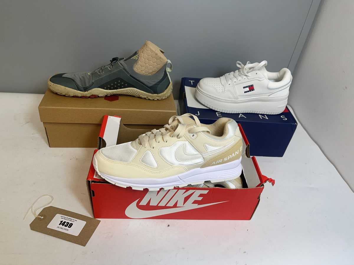 Lot 3x Boxed pairs of trainers to include Nike UK8,...