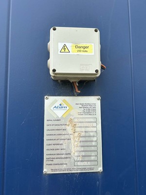 Lot 4016 - Alsim 20ft steel storage container with pair...