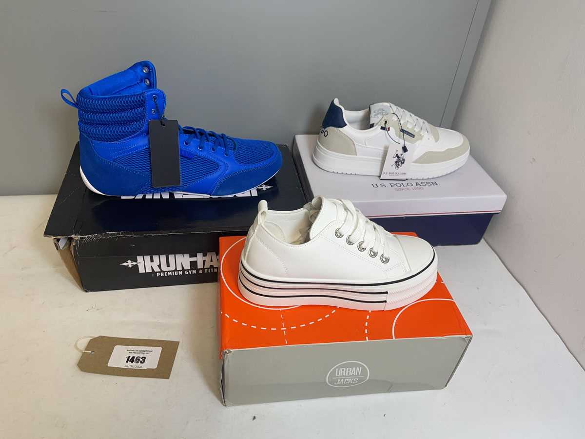 Lot 3x Boxed pairs of trainers to include Urban...