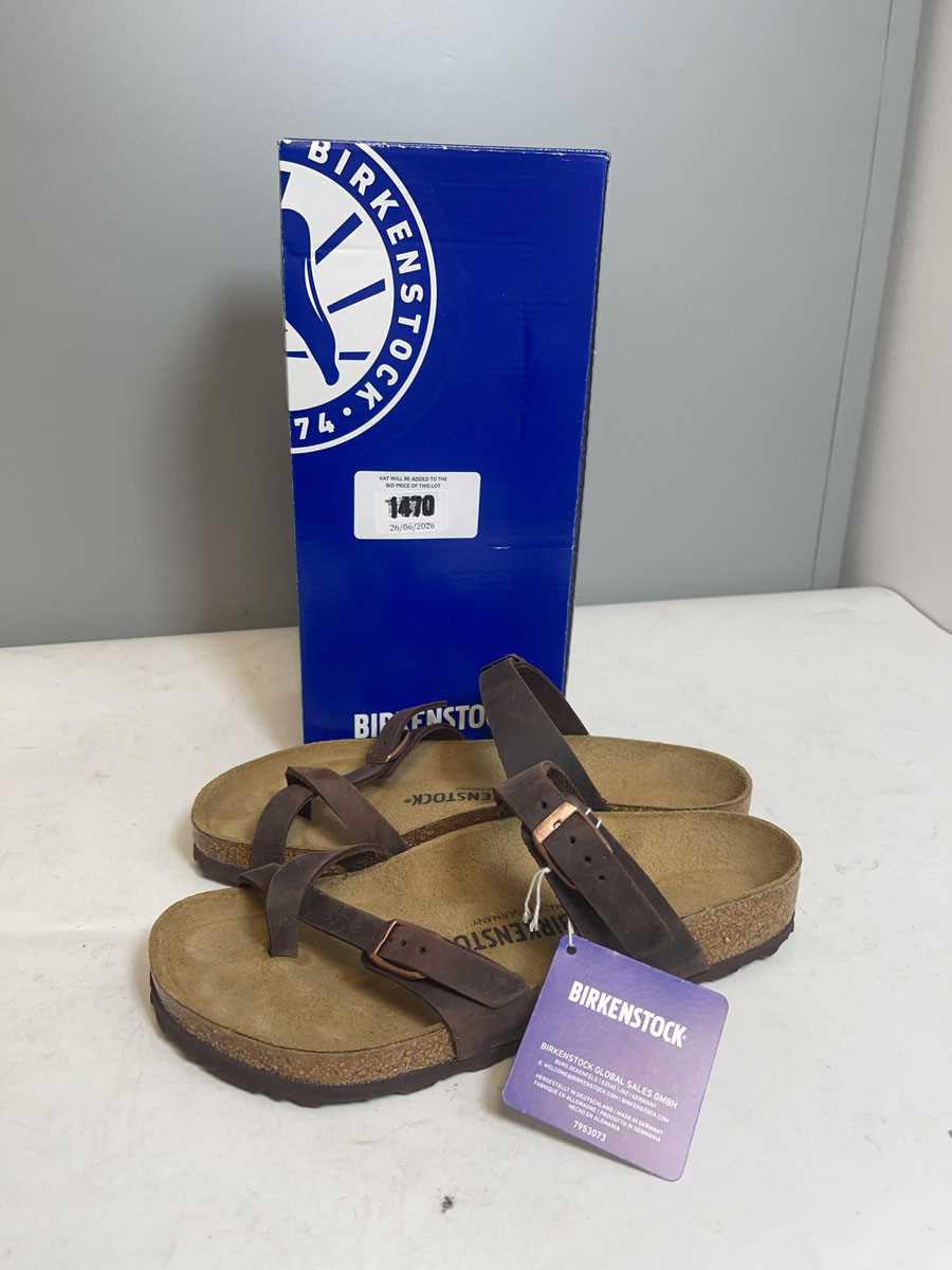 Lot Birkenstock UK5.5 mayari sandals in habana -...