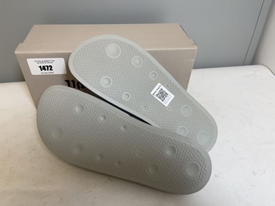 Lot Palm Angels UK9 big logo slides in grey - boxed