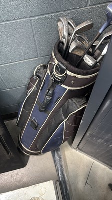 Lot 4317 - Golf bag containing various golf clubs