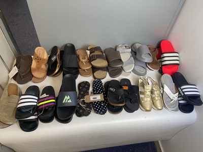 Lot 22x Pairs of sandals to include Adidas, ASOS,...