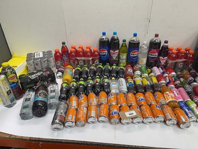 Lot 3353 - Bag containing various drinks to include Fanta,...