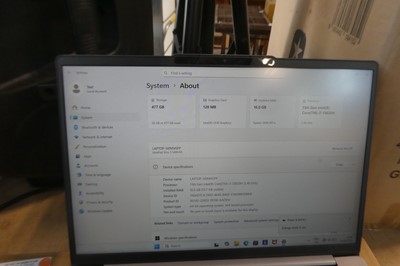 Lot 1179 - Lenovo IdeaPad Slim 5 14IRH10 laptop, Intel i7-...