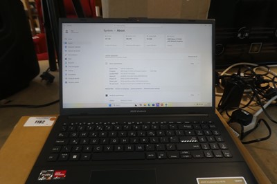 Lot 1182 - ASUS Vivobook E1504F laptop, AMD R5-7520U,...