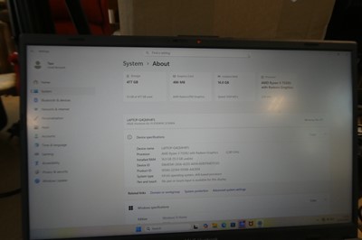 Lot 1182 - ASUS Vivobook E1504F laptop, AMD R5-7520U,...