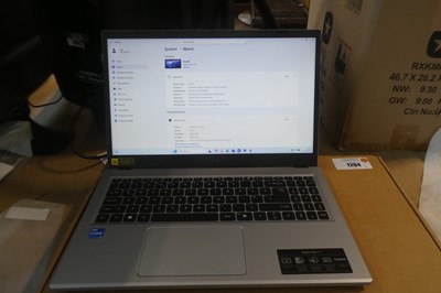 Lot 1204 - Acer Aspire Go 15 AG15-71P-55ZC laptop, Intel...