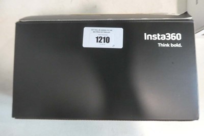 Lot 1210 - Insta360 X5 8K 360 Action Cam, boxed with 2x...
