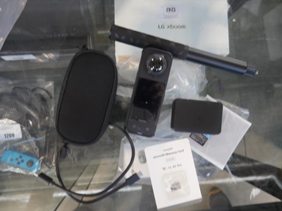 Lot 1212 - Insta360 X4 8K 360 Action Cam, with 2x...