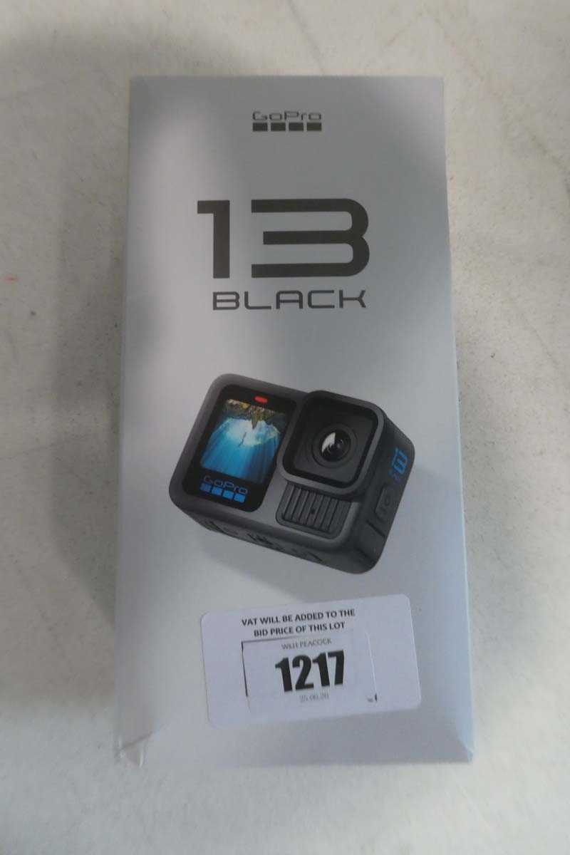 Lot 1217 - GoPro 13 Black action cam, *SEALED