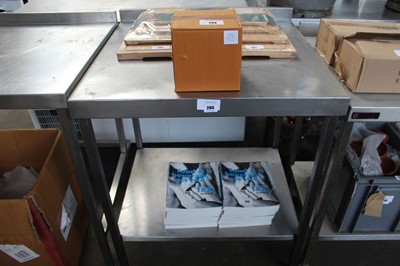 Lot 265 - 80cm stainless steel preparation table