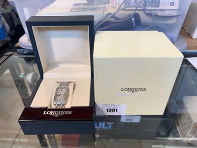 Lot 1391 - Longines Swiss Made womens dress watch with 2...