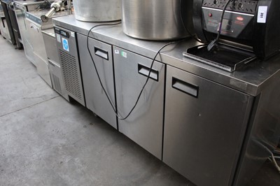 Lot 352 - 180cm Foster Xtra XR3H 3 door counter fridge