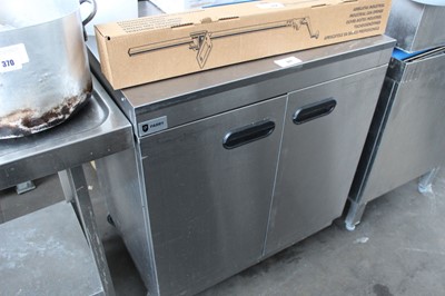 Lot 371 - 78cm Parry electric mobile hot cupboard with 2...