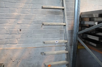 Lot 304 - 2x stainless steel wall-mount racks