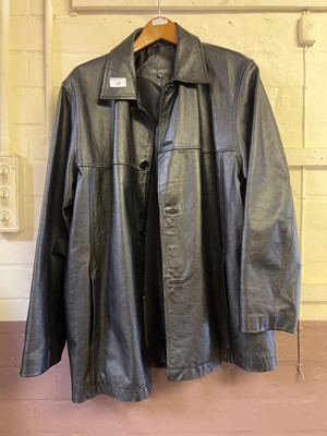Lot 28 - A New Edition L/G black leather jacket