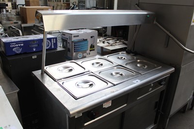 Lot 381 - 116cm electric Lincat mobile heated servery...