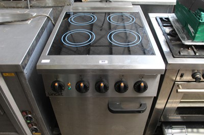 Lot 317 - 60cm electric Lincat 4 zone induction hob with...
