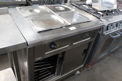 Lot 324 - 90cm electric Lincat mobile hot cupboard with...