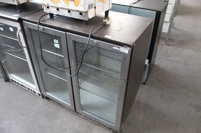 Lot 435 - 90cm Osborne under counter 2 door display fridge