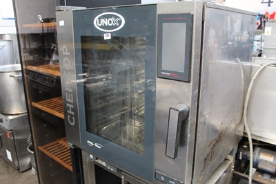 Lot 338 - 75cm electric Unox chef top mind map 6-grid...