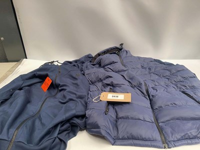 Lot 3416 - 7x blue 32 Heat and Spyder coats