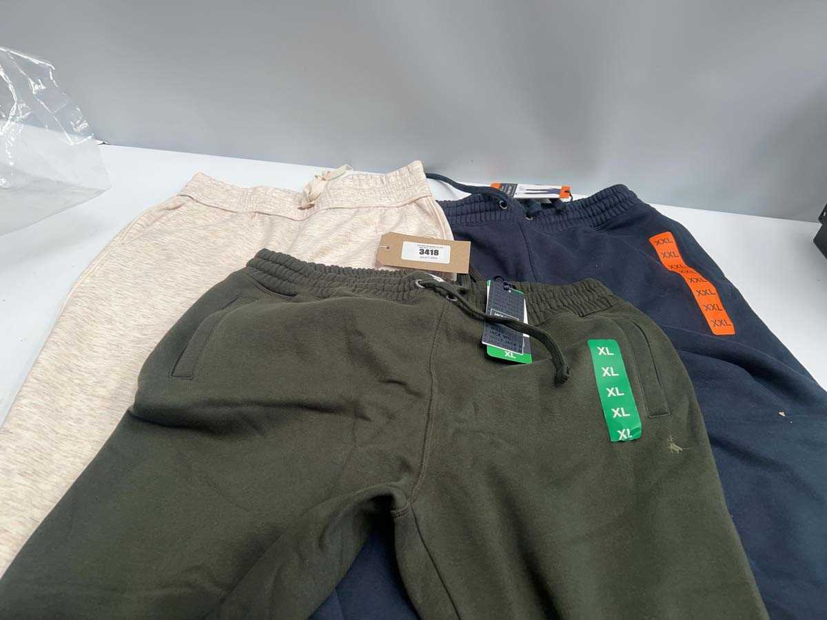 Lot 3418 - Large bag of mixed joggers including Jack...