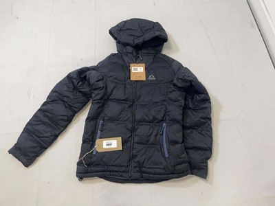 Lot 3697 - Fjern aska waterproof down jacket in navy size...