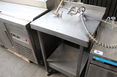 Lot 460 - 60cm stainless steel preparation table