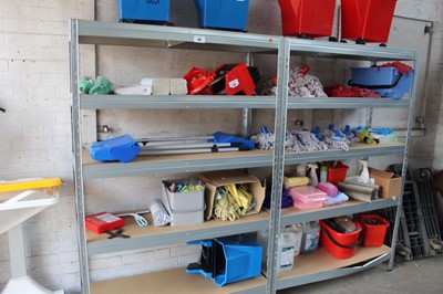 Lot 484 - 2x bays of 120cm light duty shelving (not incl....
