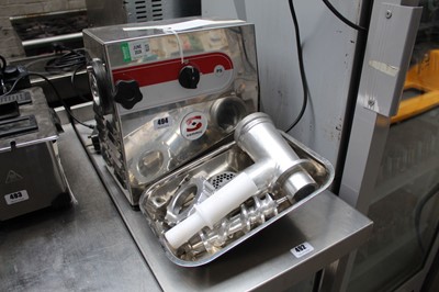 Lot 494 - Sammic PS-12 commercial meat mincer with...