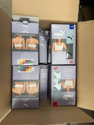 Lot 3427 - Large box of Puma sports bras
