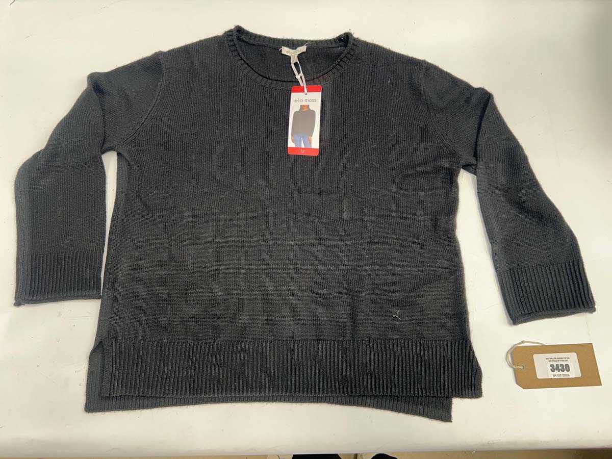 Lot 3430 - Large quantity of Ladies Ella Moss black jumpers