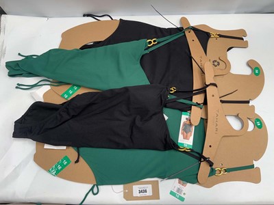 Lot 3436 - 9x Bleu Rod Beattie Swimsuits Black and green